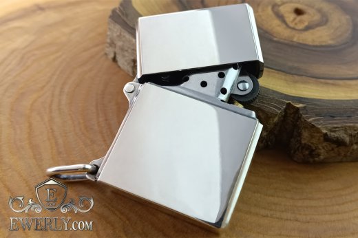 Корпус из серебра 925 пробы для мужской зажигалки Zippo